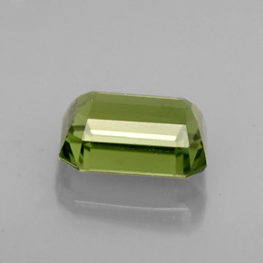Apatita verde natural 1,88ct, corte esmeralda, VS