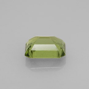 Apatita verde natural 1,66ct, corte esmeralda, VS