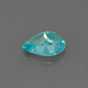 Apatita Azul claro Natural 0.78ct, Formato de pêra, VS