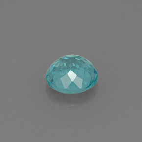 Apatita azul natural 0,67ct, corte redondo, VVS-VS