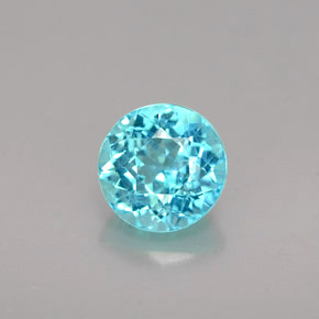 Apatita Azul claro Natural 0.74ct, Corte Redondo, VS