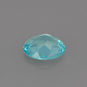 Apatita Azul claro Natural 0.77ct, Corte Oval, VS