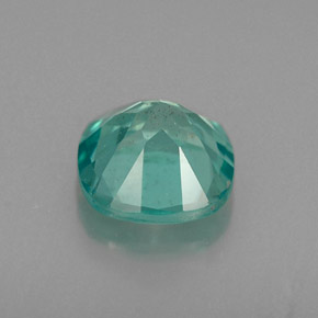 Apatita verde natural 0,93ct, almofada cortada, VS