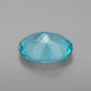 Apatita azul natural 2,33ct, corte oval, VS-SI