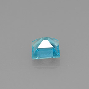 Apatita azul natural 0,62ct, quadrado, VS