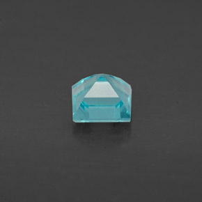 Apatita azul natural 0,71ct, quadrado, VS