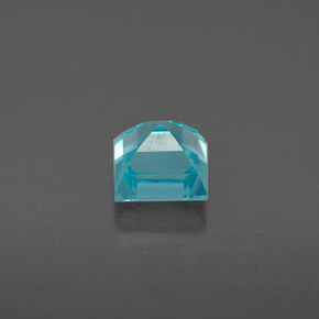 Apatita azul natural 0,82ct, quadrado, VS