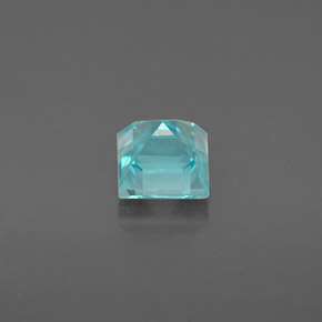 Apatita azul natural 0,77ct, quadrado, VS