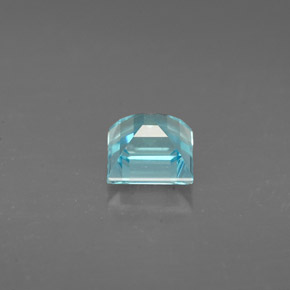 Apatita azul natural 0,83ct, quadrado, VS