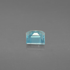 Apatita azul natural 0,63ct, quadrado, VS