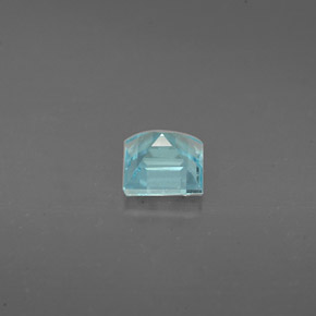 Apatita azul natural 0,63ct, quadrado, VS