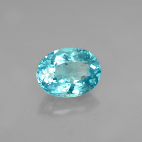 Apatita Azul claro Natural 1.76ct, Corte Oval, VS-SI