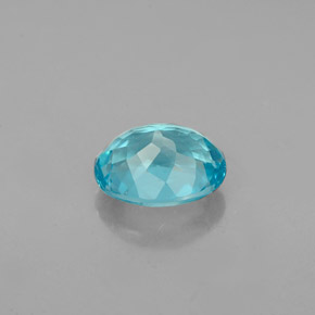 Apatita Azul claro Natural 1.17ct, Corte Oval, VVS-VS