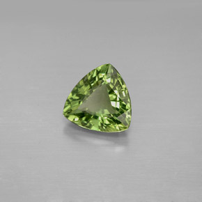 Apatita verde natural 1,55ct, trillion, VS