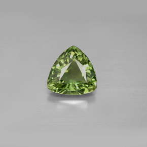 Apatita verde natural 1,55ct, trillion, VS