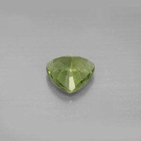 Apatita verde natural 1,55ct, trillion, VS