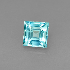 Apatita Azul claro Natural 0.67ct, Quadrado, VS