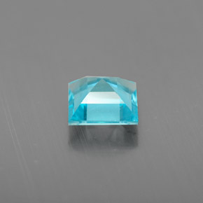 Apatita azul natural 0,81ct, quadrado, VS