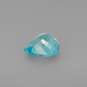 Apatita Azul claro Natural 1.39ct, Formato de pêra, VS