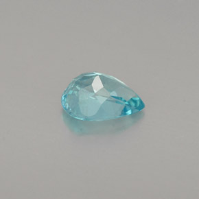 Apatita Azul claro Natural 0.66ct, Formato de pêra, VS-SI
