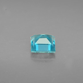 Apatita azul natural 0,66ct, quadrado, VS