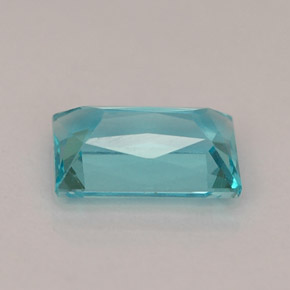 Apatita Azul claro Natural 1.27ct, baguete, VS