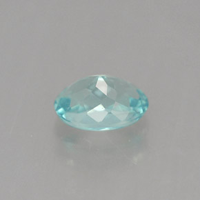 Apatita Azul claro Natural 0.56ct, Corte Oval, VVS-VS