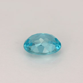 Apatita Azul claro Natural 0.88ct, Corte Oval, VS