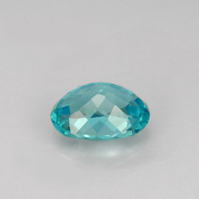 Apatita azul natural 1,13ct, corte oval, VS