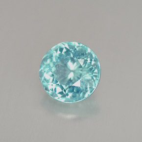 Apatita Azul claro Natural 1.08ct, Corte Redondo, VS