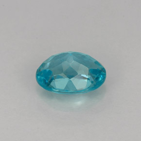 Apatita azul natural 0,95ct, corte oval, VS