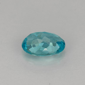 Apatita azul natural 0,88ct, corte oval, VS