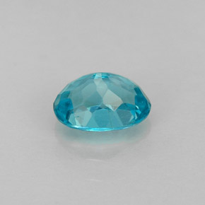 Apatita azul natural 0,92ct, corte oval, VS