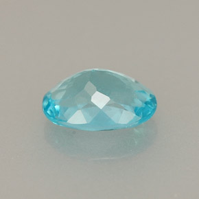 Apatita Azul claro Natural 0.87ct, Corte Oval, VS