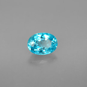 Apatita Azul claro Natural 0.99ct, Corte Oval, VS