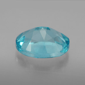 Apatita azul natural 3,25ct, corte oval, VS