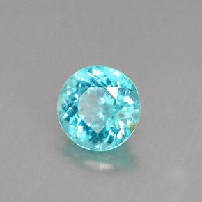 Apatita Azul claro Natural 0.97ct, Corte Redondo, VS