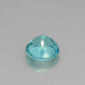 Apatita Azul claro Natural 0.97ct, Corte Redondo, VS