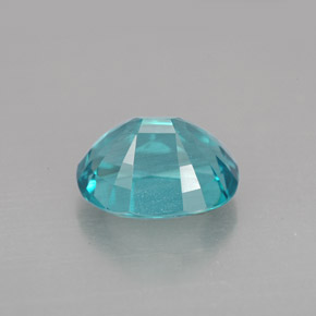 Apatita azul claro natural 2,42ct, corte oval, VS