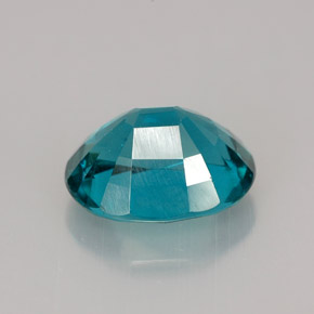 Apatita azul natural 2,94ct, corte oval, VS