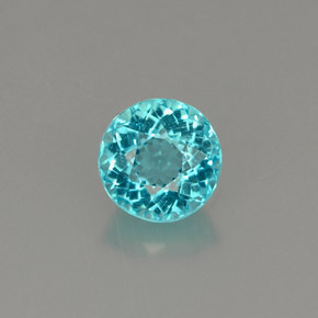 Apatita Azul claro Natural 0.78ct, Corte Redondo, VS