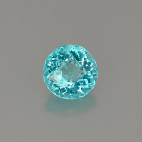 Apatita Azul claro Natural 0.78ct, Corte Redondo, VS