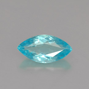 Apatita azul natural 0,82ct, marquise, VS