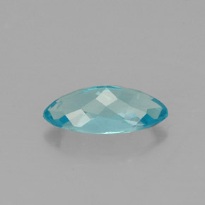 Apatita azul natural 0,65ct, marquise, VS