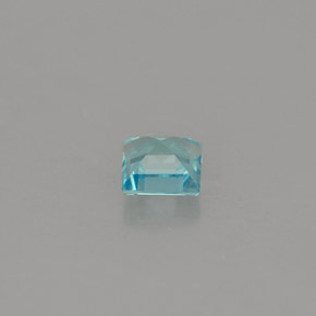 Apatita azul natural 0,41ct, quadrado, VS