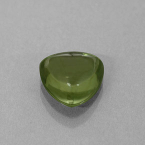 Apatita verde natural 1,77ct, trillion, transparente