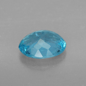 Apatita azul natural 1,56ct, corte oval, SI