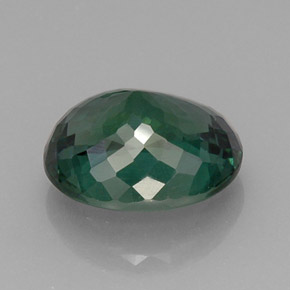 Apatita verde natural 10,98ct, corte oval, VS