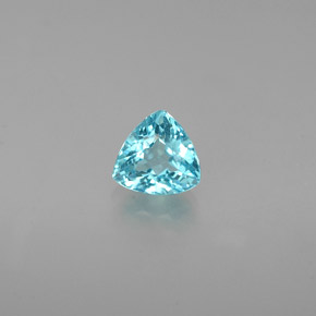 Apatita azul natural 0,50ct, trillion, VS