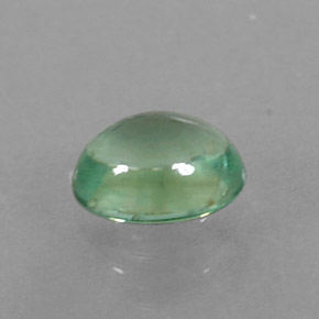 Apatita verde natural 0,33ct, corte oval, transparente